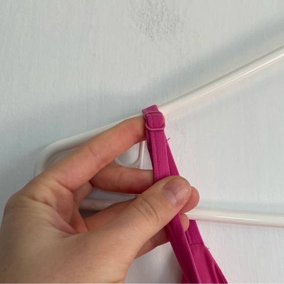 One33 Social Magenta Pink Bow Mini Dress Sleeveless Spaghetti Strap Party 00 - Picture 7 of 13